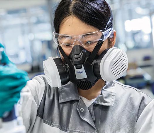Dräger X-plore 3500 Zweifilter-Halbmaske - Atemschutz gegen Viren, Partikel, Gase & Co.