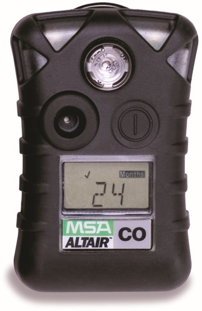 MSA ALTAIR CO Ein-Gaswarngerät - Messbereich 0-500 ppm - A1 = 30 ppm, A2 = 60 ppm - Laufzeit 2 Jahre