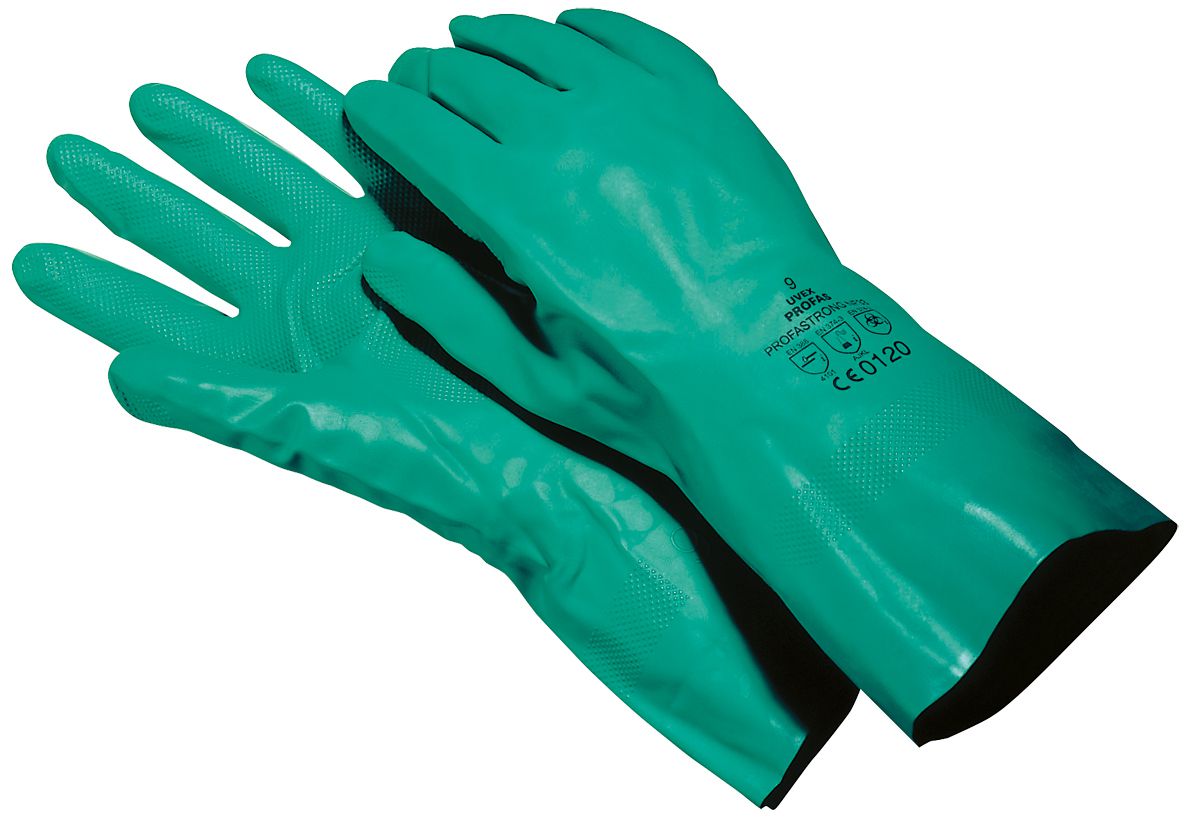 uvex profastrong NF33 Mehrweg-Chemikalienhandschuhe - Lange Schutzhandschuhe für Damen/Herren