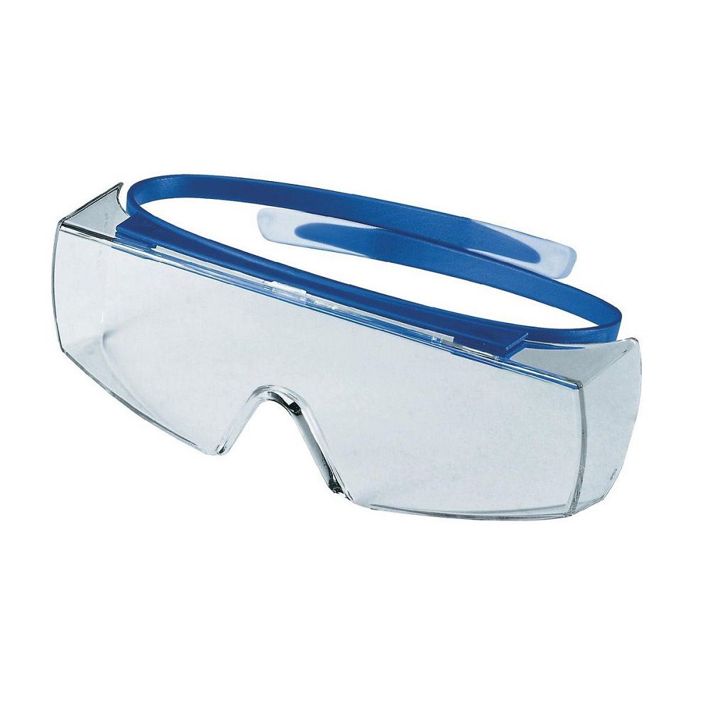 uvex super OTG UV-400-Vollsichtbrille - EN 166/170 - supravision excellence - Klar/Blau