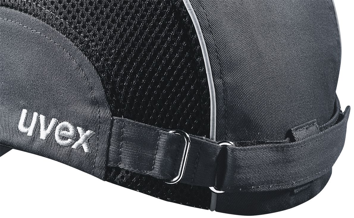 uvex u-cap basic Anstoßkappe - Komfortable Schutzkappe mit langem Schirm - für Bau & Industrie - EN 812