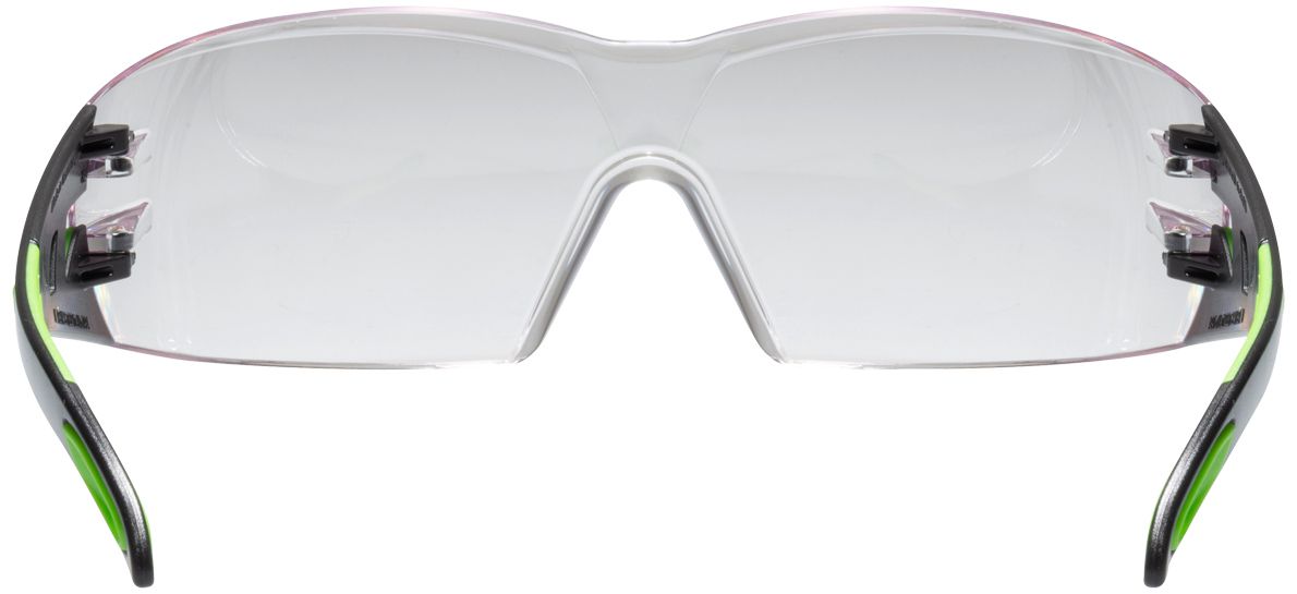 uvex pheos supravision excellence Arbeitsbrille - EN 166 & 170 - Lime-Schwarz/Transparent
