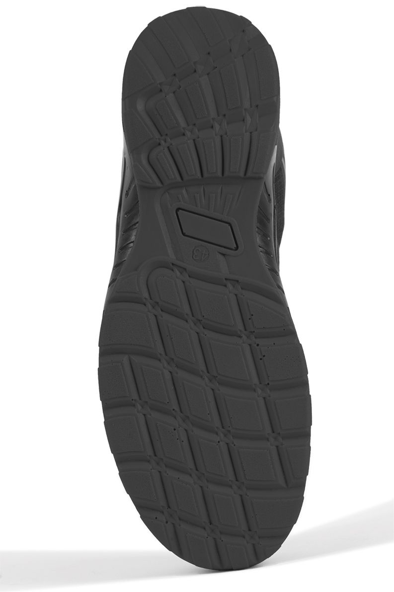ACE Sapphire S1-P-Arbeits-Sneakers - mit Kunststoffkappe - Sicherheits-Schuhe für die Arbeit  - Schwarz/Grau - 47