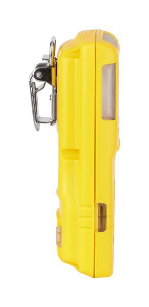 Honeywell BW - GasAlertMicroClip XL - Gas-Warngerät für UEG (CatEx gefiltert), O2, H2S und CO - mit Akku und Ladetechnik - Farbe: gelb - EU-Version