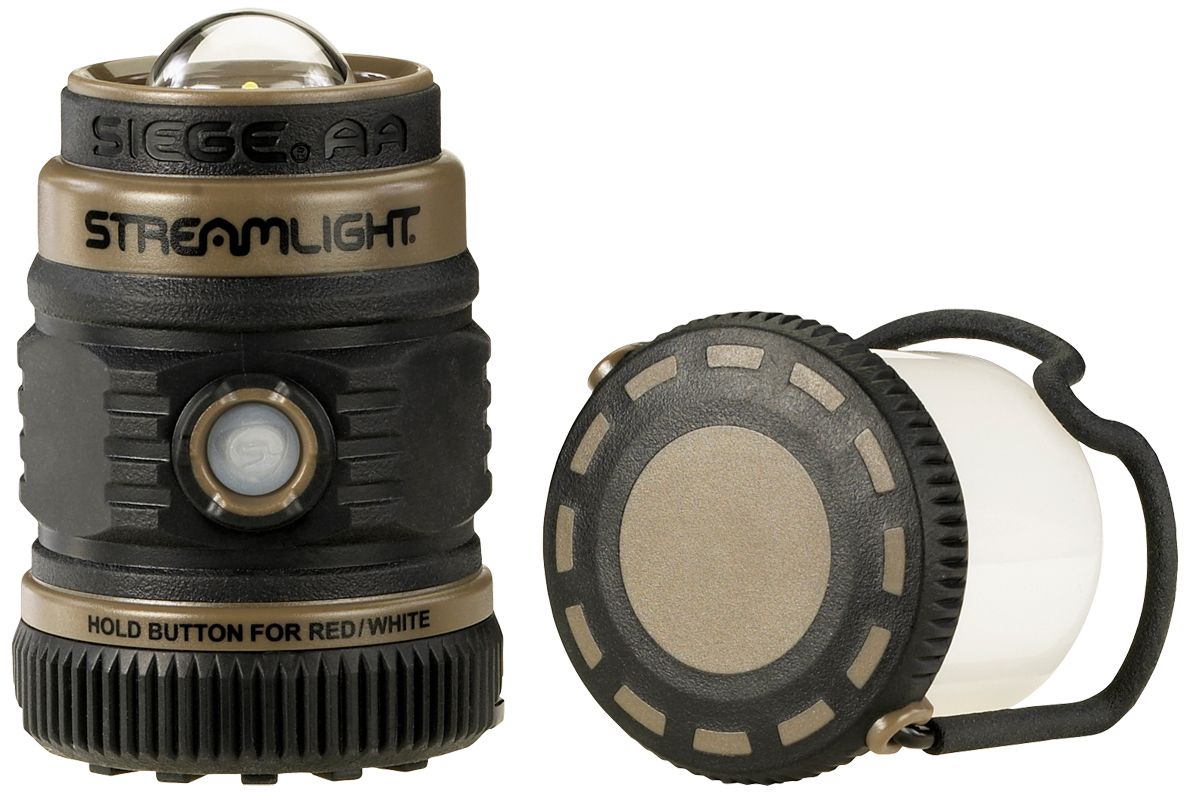 Streamlight Siege AA Lampe - extrem robuste & wasserfeste Outdoor-Laterne - taktische Leuchte mit 200 Lumen