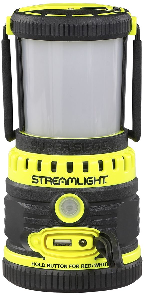 Streamlight Super Siege - Outdoor-Lampe zum Zelten - Robust & wetterfest - Gelb