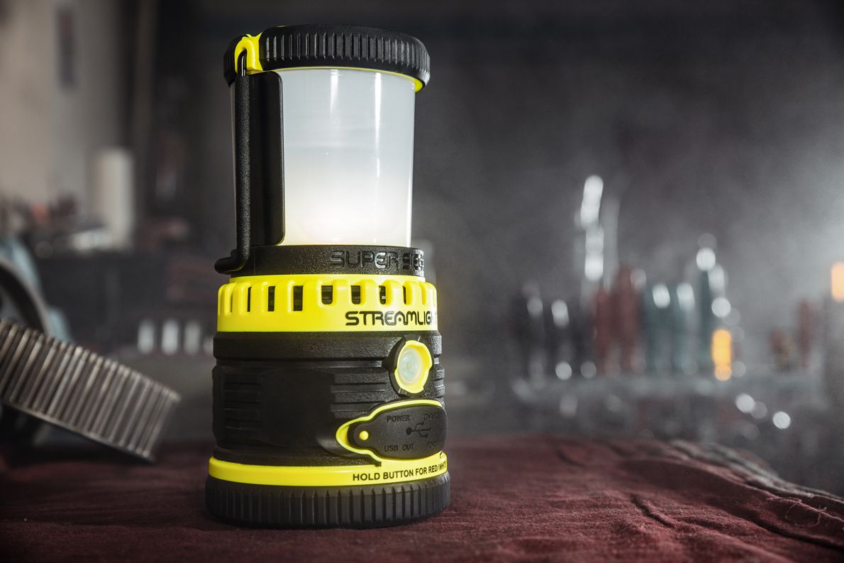Streamlight Super Siege - Outdoor-Lampe zum Zelten - Robust & wetterfest - Gelb