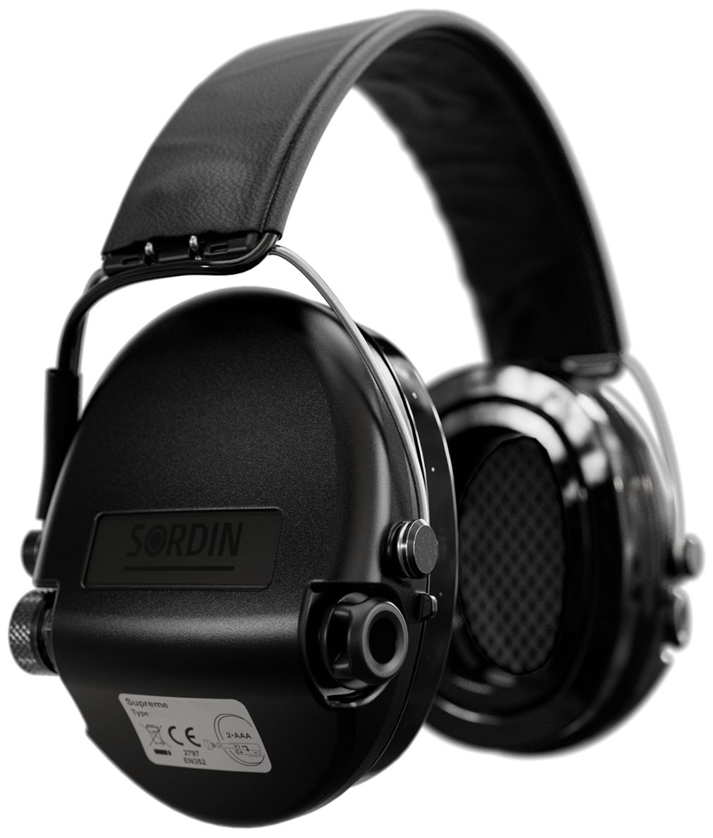 Sordin Supreme Pro Aktiver Kapsel-Gehörschutz - Elektronischer Gehörschützer - EN 352 - SNR: 25 dB
