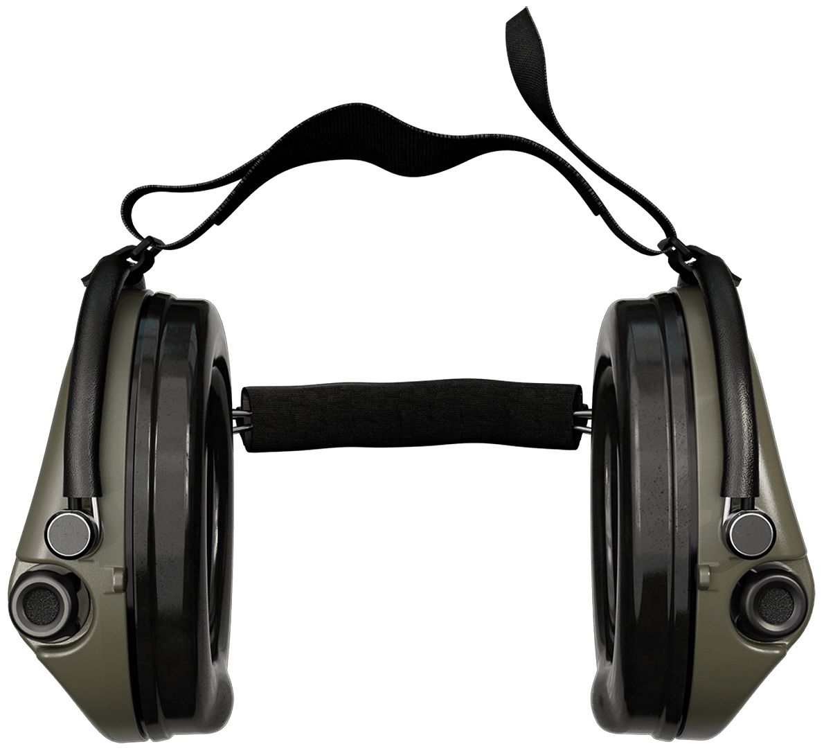 Sordin Supreme MIL AUX Gehörschutz - aktiver Militär-Gehörschützer - AUX-Anschluss, Neckband & grüne Kapsel