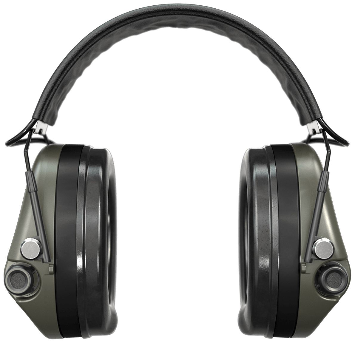 Sordin Supreme MIL SFA Gehörschutz - aktiver Militär-Gehörschützer - 26-32 dB SNR dank Dämmungs-Ring - grüne Kapseln
