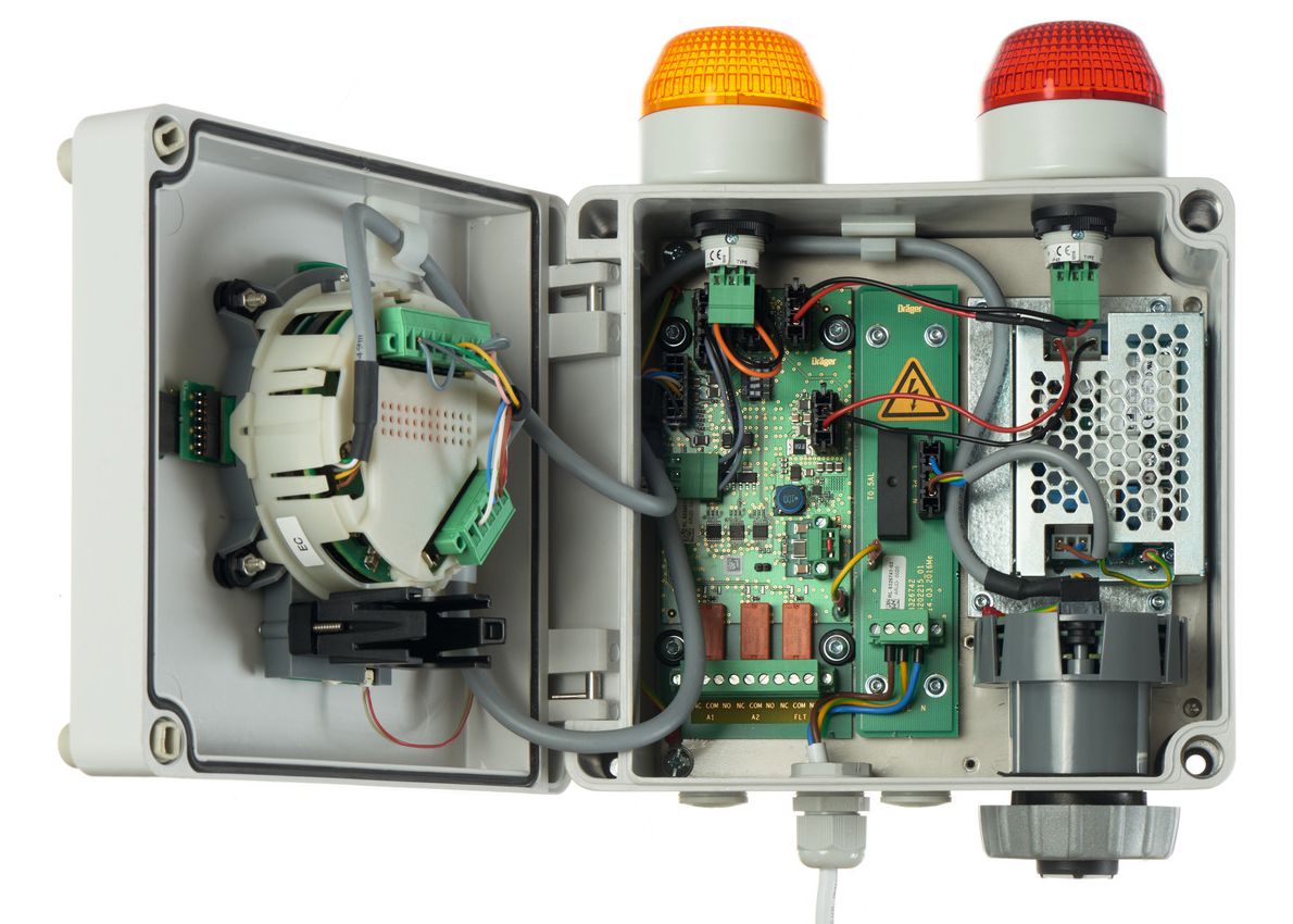 Dräger PointGard 2100 EC AC, KOMPLETTSET, mit Schwefelwasserstoff H2S Sensor LC, max. 100 ppm
