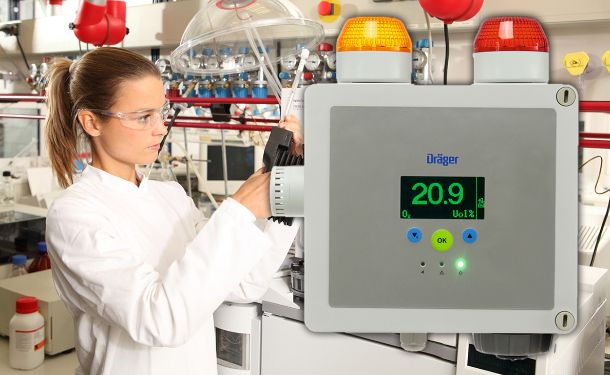 Dräger PointGard 2100 Gaswarngerät stationär, für die zuverlässige Detektion von toxischen Gasen