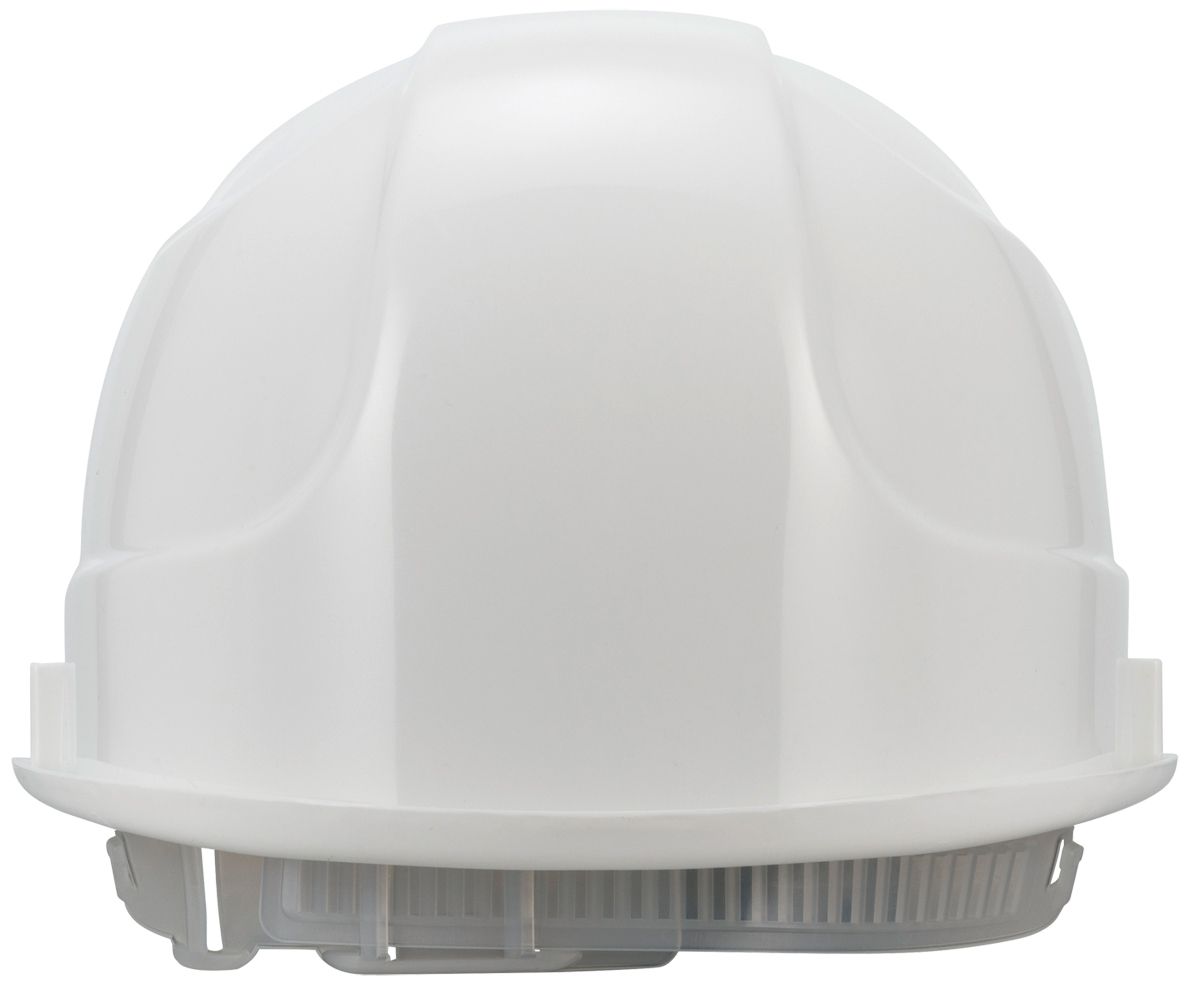 uvex super boss Bauhelm - Robuster Schutzhelm für Bau & Industrie - EN 397 - mit einstellbarer Belüftung - Weiß