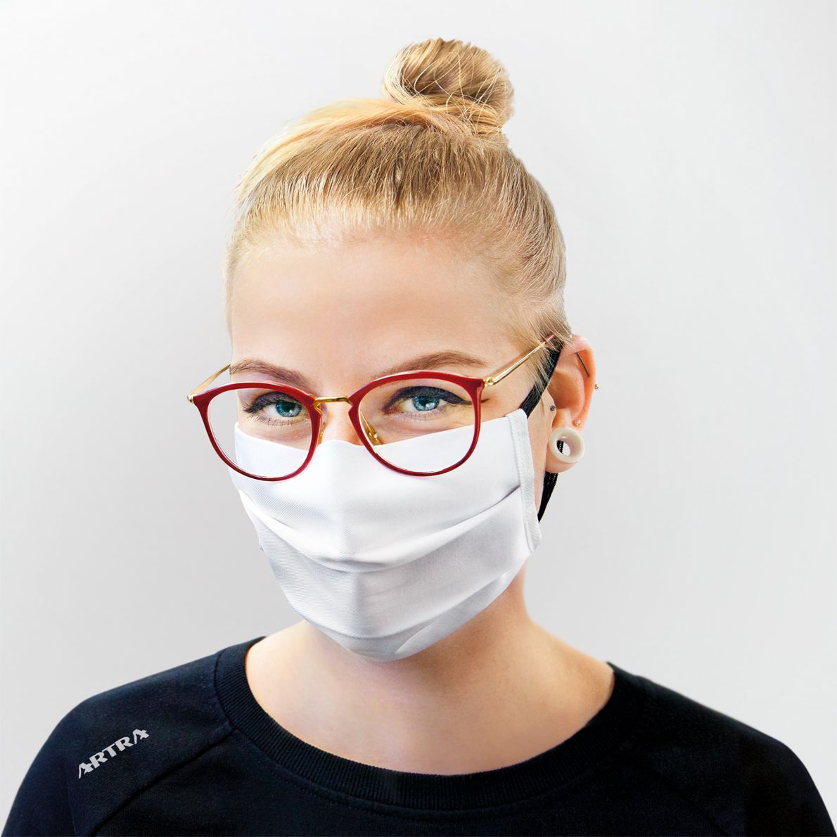 ABVERKAUF: ACE Community-Maske - Waschbare Mehrweg-Baumwollmaske für Privatpersonen