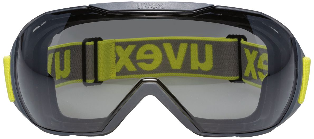 uvex megasonic - EN 166/172 - Überbrille für Brillenträger - Grau-Grün/Grau