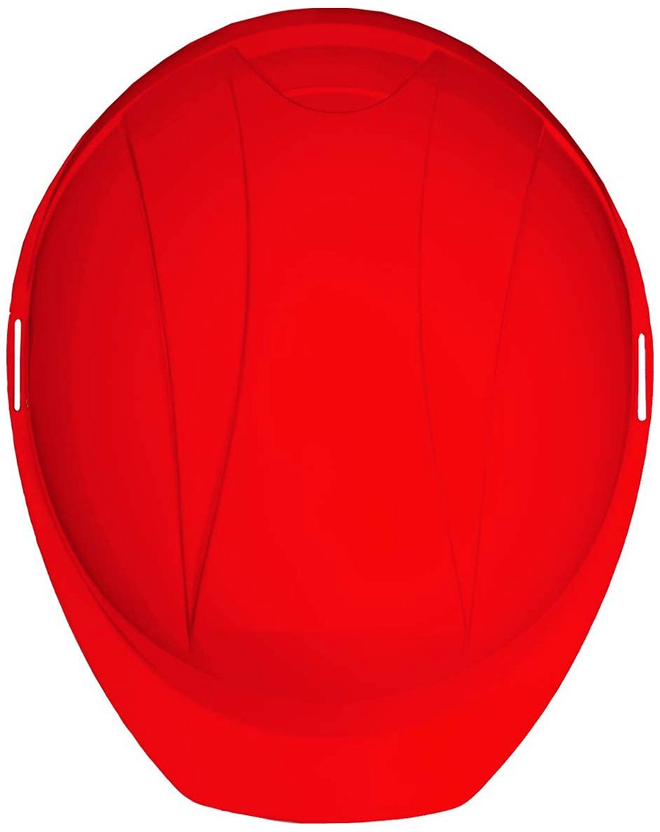 10 ACE Patera Bauhelme - Robuste Schutzhelme für Bau & Industrie - EN 397 - mit einstellbarer Belüftung - Rot