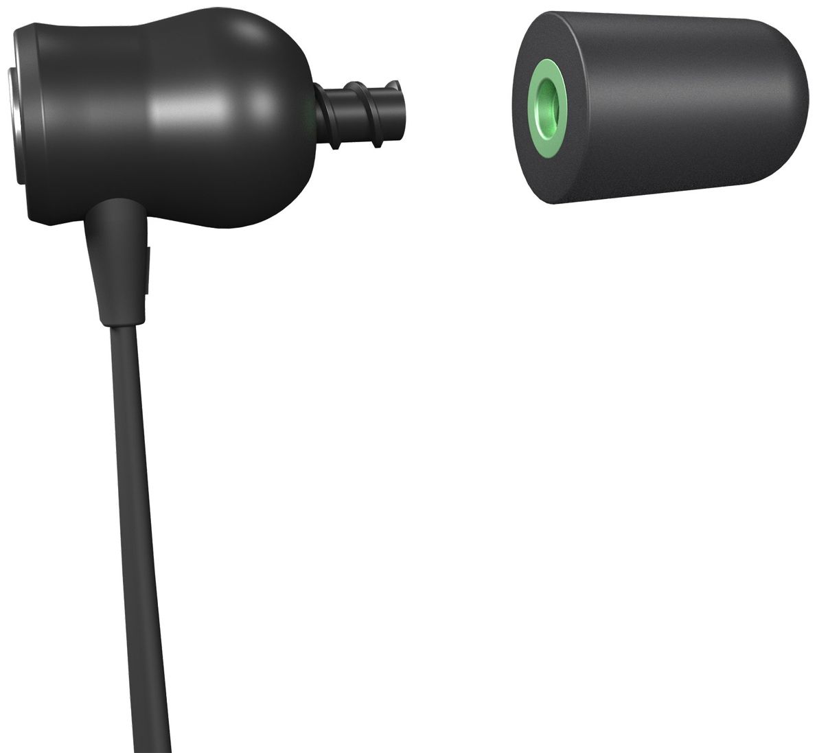 ISOtunes Xtra 2.0 Ohrenstöpsel - Bluetooth-Headset - NRR: 27 dB - Schwarz