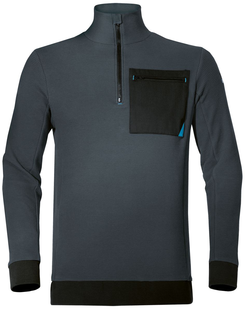 uvex tune-up work jumper - light jumper for work - 100% cotton - dark blue - XL