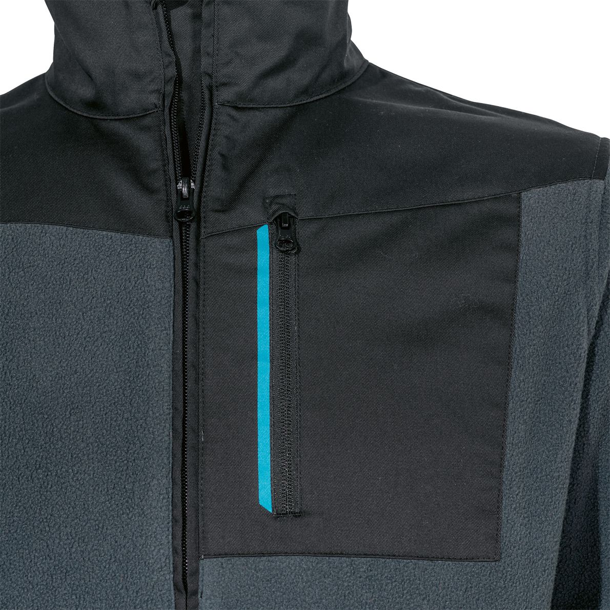 uvex tune-up Arbeitsjacke - strapazierfähige Fleece-Jacke mit Reißverschluss - warm & robust