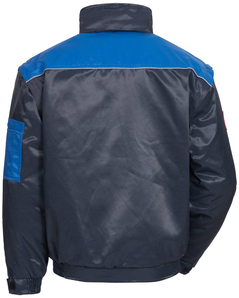 NITRAS MOTION TEX PLUS 7131 Wetterjacke - windfeste Jacke für die Arbeit - Dunkelblau/Blau - L