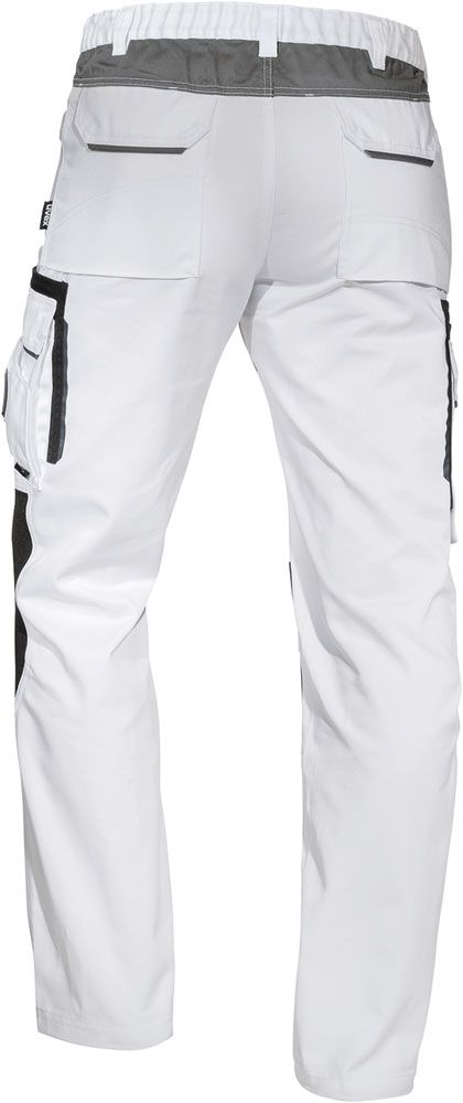 uvex tune-up men's work trousers long - Men's cargo trousers with CORDURA for work - 35% cotton - White - 44