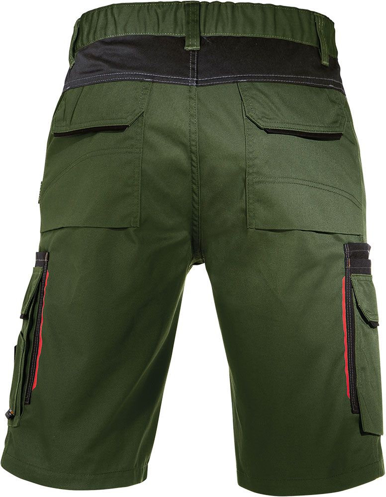 uvex tune-up work shorts - sturdy cargo shorts for work - 35% cotton - Green - 42