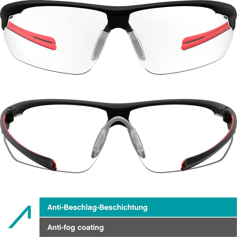ACE Evo Arbeits-Brille - beschlagfeste & taktische Schutzbrille - für die Arbeit & für Airsoft, Paintball etc. - EN 166