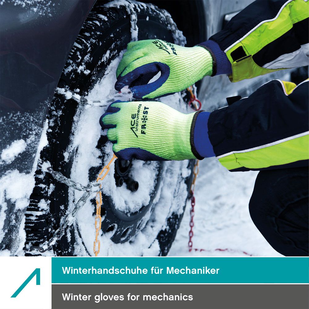 ACE Frost Arbeitshandschuhe - Thermo-Handschuhe für die Arbeit - EN 388/511 - 10/XL (3er Pack)