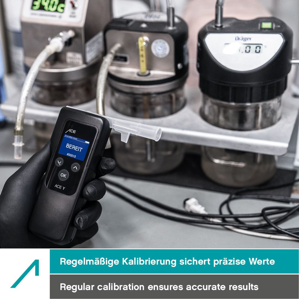 Calibration voucher for breathalyzersr with fuel cell sensor (service  recommended every 12 months), only for models of the brands Dräger + EnviteC