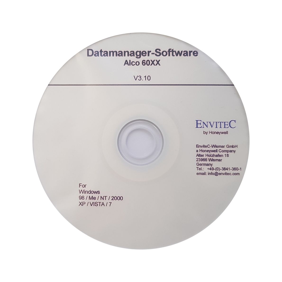 Software Data Manager für EnviteC AlcoQuant 60XX/6020plus