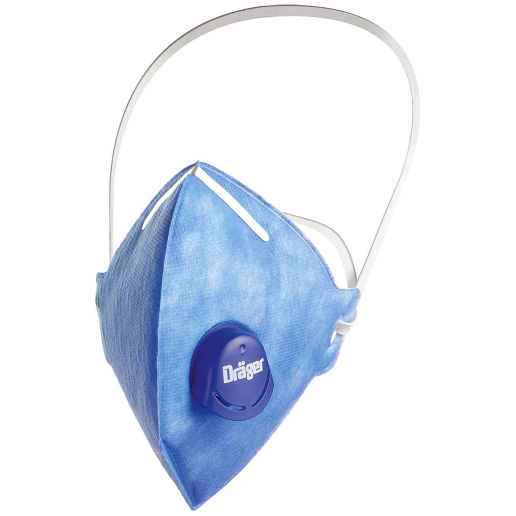 Dräger 1710V FFP1 mask - disposable dust mask with valve - EN 149 - dust mask against coarse particles