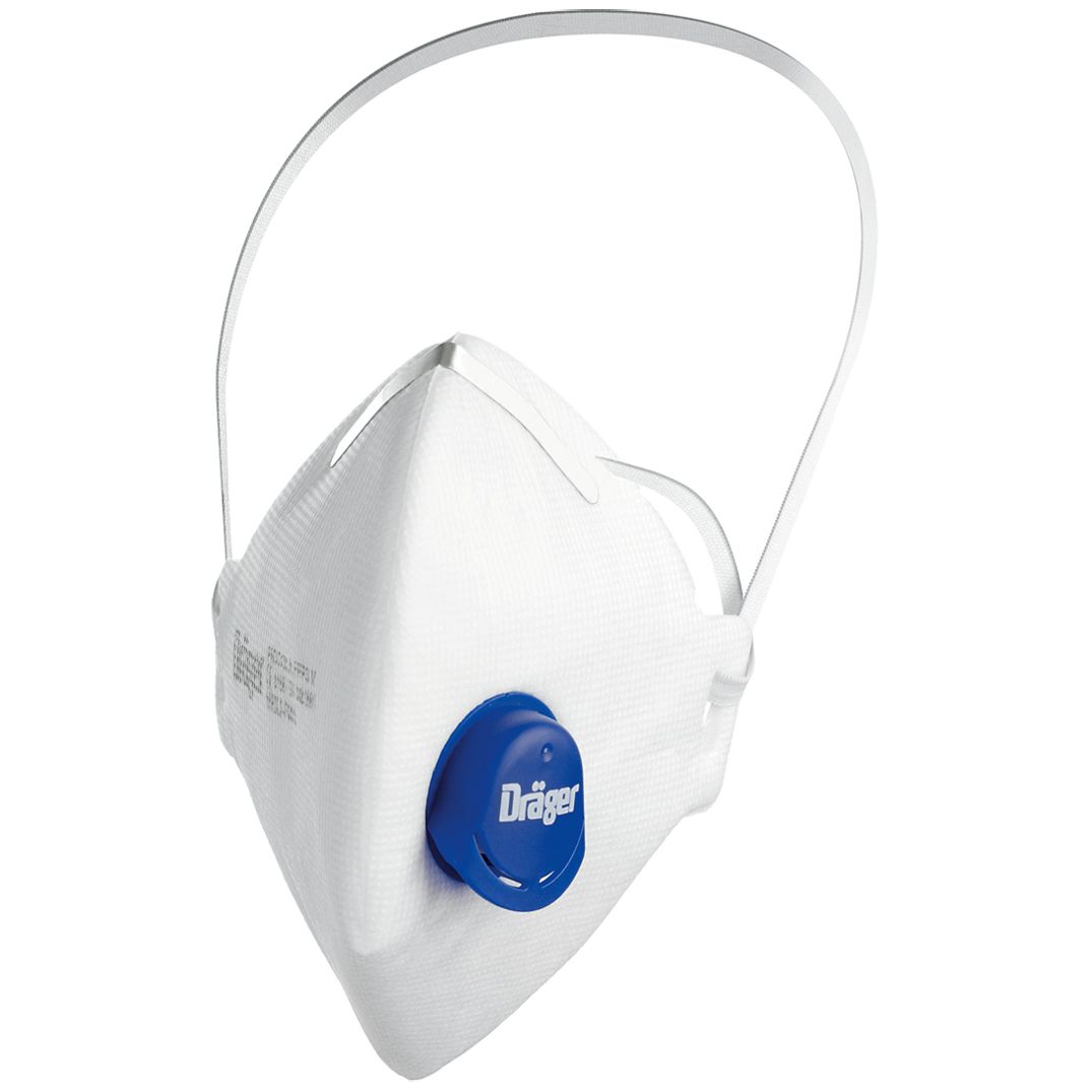 SALE: Dräger 1730V FFP3 mask - disposable dust mask with valve - EN 149 - dust mask against asbestos & mould