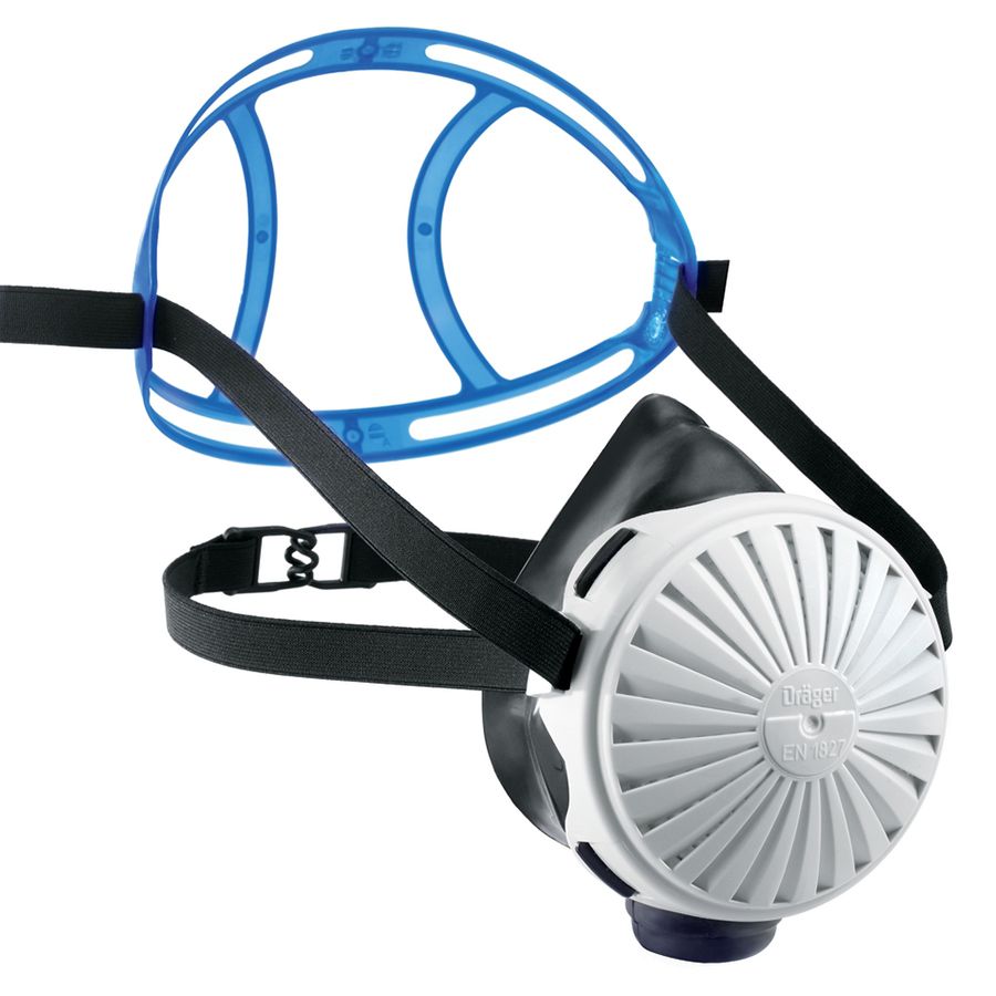 Dräger X-Plore 2100, Reusable 2-filter half mask made of silicone, without filter, size M/L
