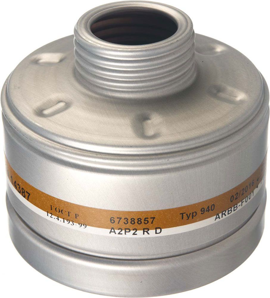 Dräger combi filter, Rd40 connection, 940 - A2 P2 R D