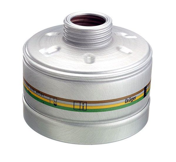 Draeger Respiratory Protection Gas Filter Rd40 Connection, 1140 - A2B2E2K2 ...
