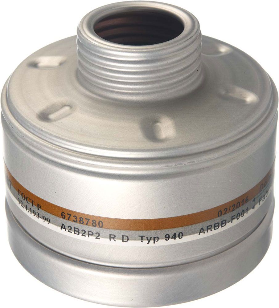 Dräger Kombinations-Filter - Kombi-Filter mit Rd40-Anschluss für Atemschutz-Masken - EN 148-1, EN 143, EN 14387 - A2B2 P2 R D