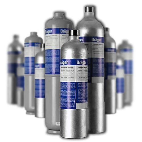 Dräger Gasflasche 112 L - Wasserstoff - H2, 2 Vol.-% in Luft - UN1956 -