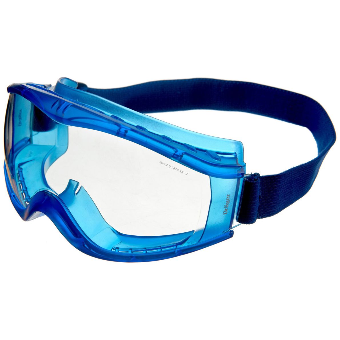 Dräger X-pect 8520 Vollsicht-Schutzbrille - für Brillenträger - kratz- & beschlagfest - EN 166 - Dunkelblau/Klar