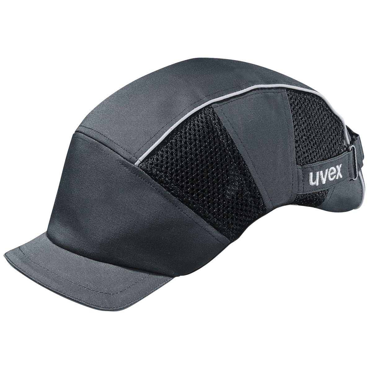 uvex u-cap premium armadillo Anstoßkappe - Komfortable Schutzkappe mit kurzem Schirm - für Bau & Industrie - EN 812