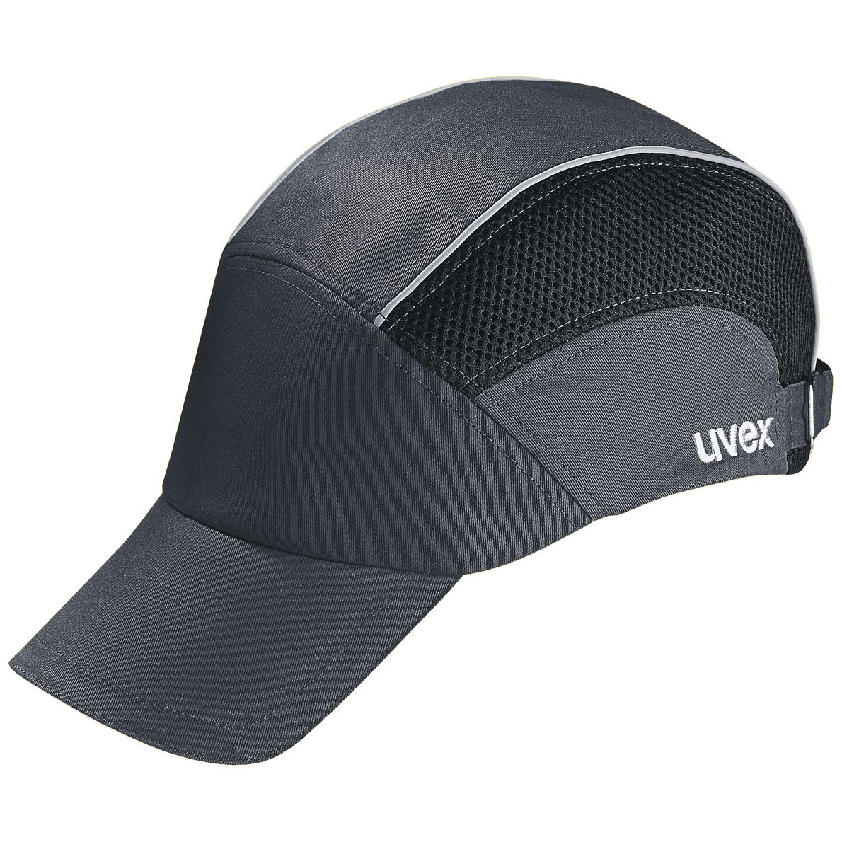 uvex u-cap premium u-style Anstoßkappe - Komfortable Schutzkappe mit langem Schirm - für Bau & Industrie - EN 812