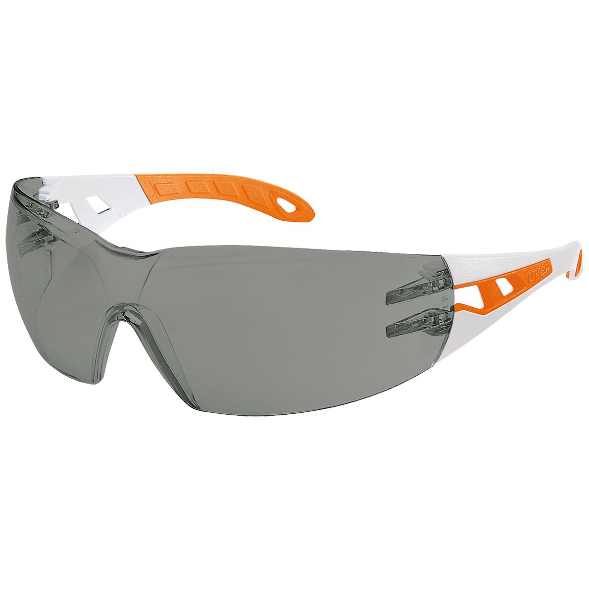 uvex pheos supravision excellence Arbeitsbrille - EN 166 & 172 - Orange-Weiß/Getönt