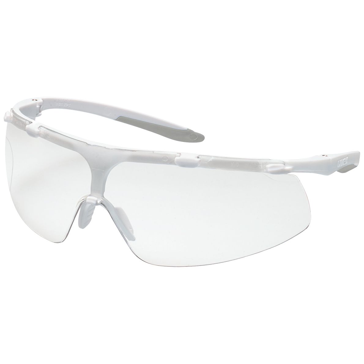 uvex super fit 9178 Schutzbrille - beidseitig dauerhaft beschlagfest dank ETC-Beschichtung - EN 166/170 - Weiß-Grau/Klar