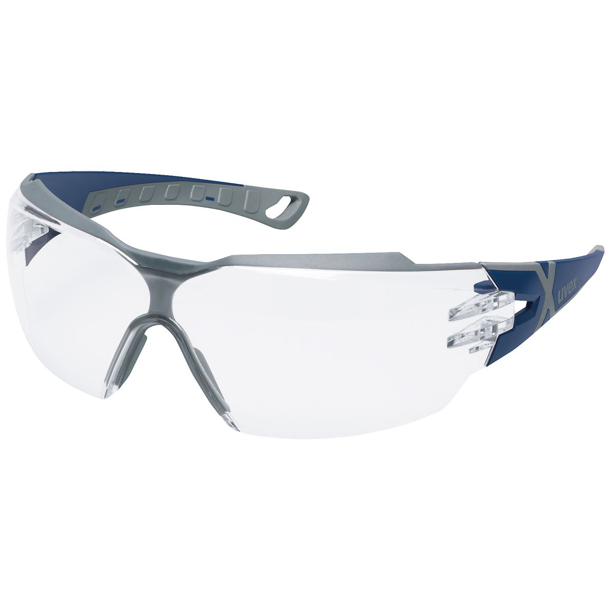uvex pheos cx2 supravision sapphire Arbeitsbrille - EN 166 & 170 - Blau-Grau/Klar