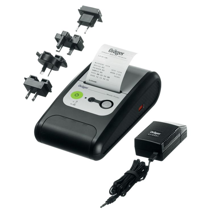 Dräger Mobile Printer Set, wireless printer for Alcotest 6820, 7510 + DrugTest 5000