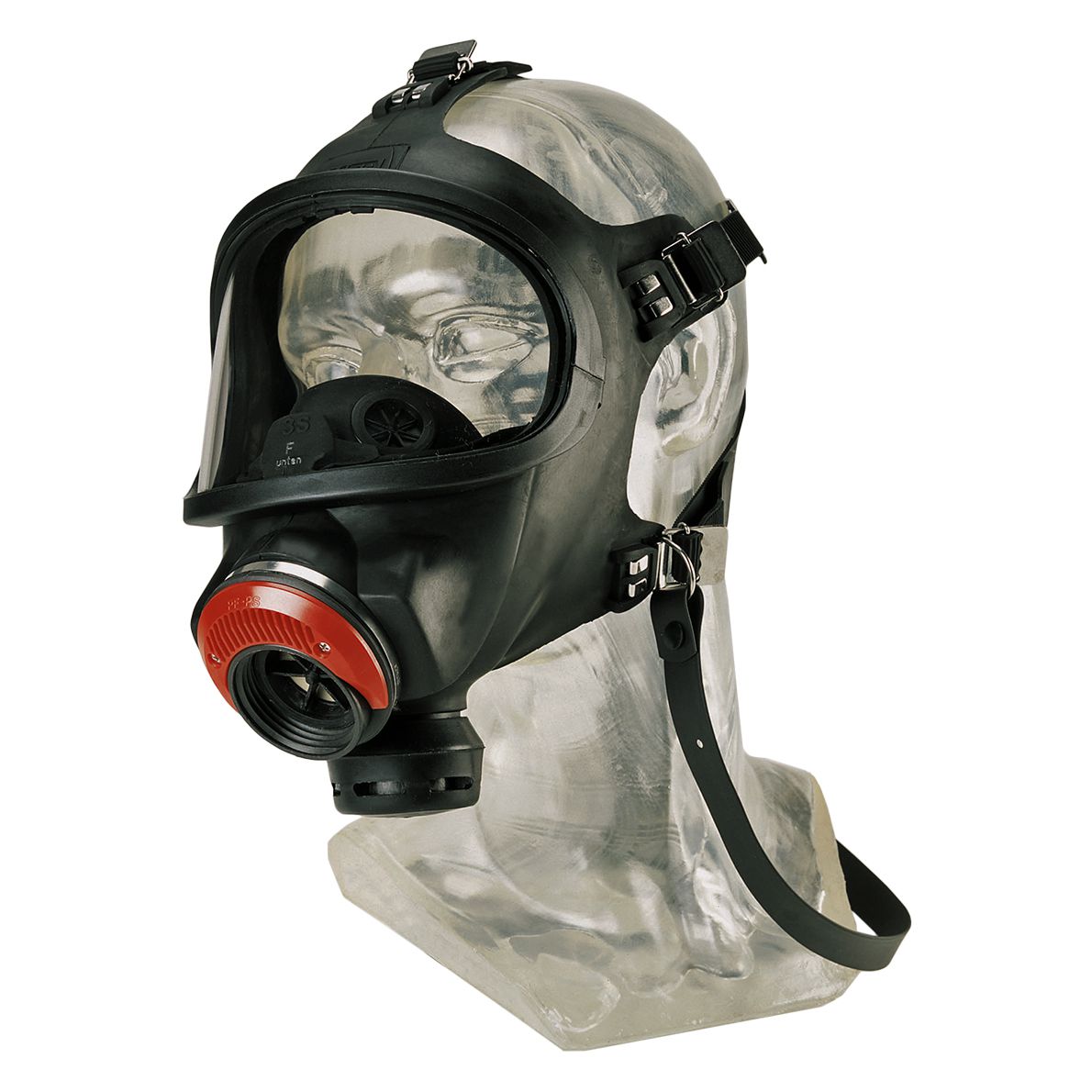 MSA 3S-PF SCBA full face mask, PC visor, spring-loaded valve, EN148-3 connection (M45x3)