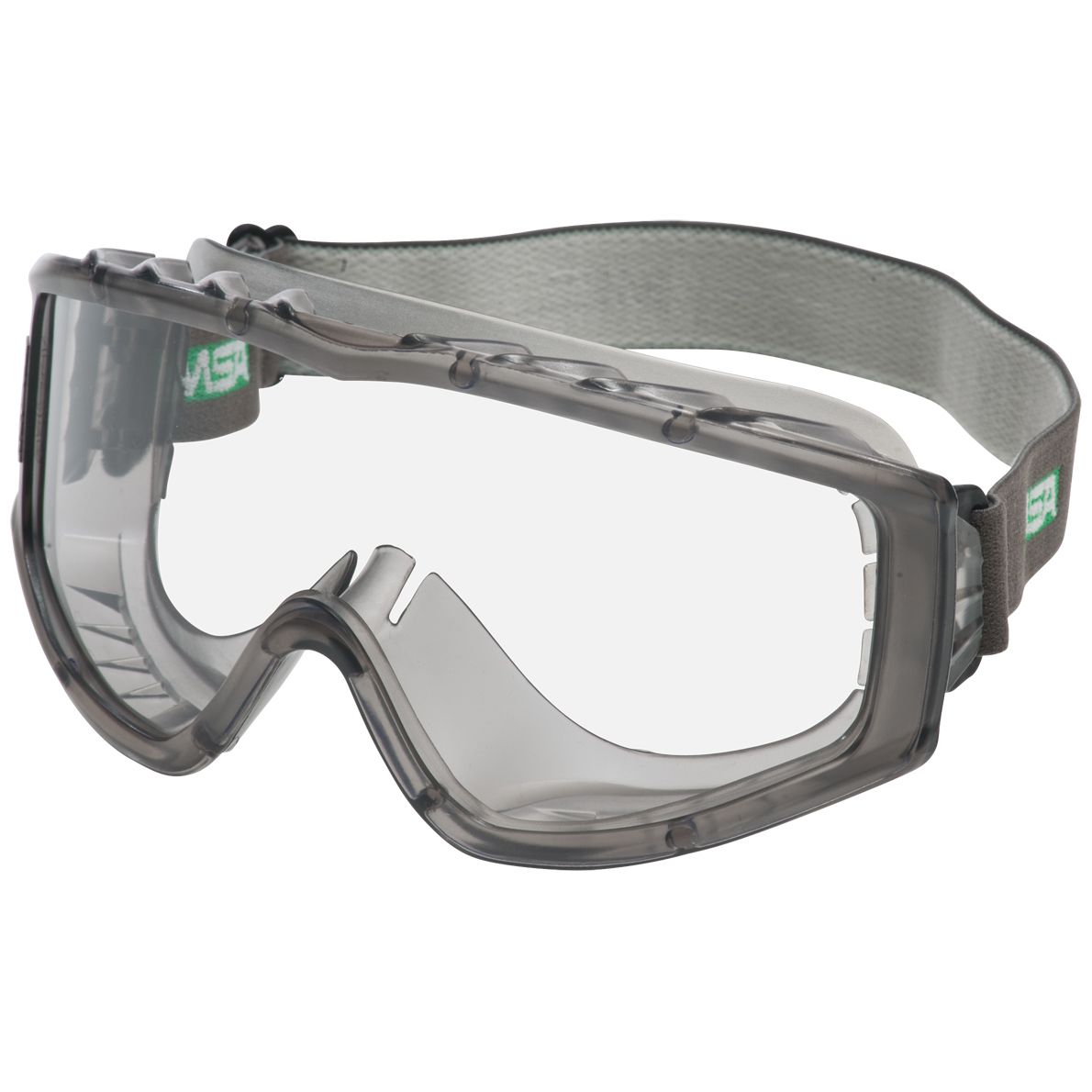 MSA FlexiChem full view safety goggles - for spectacle wearers - scratch & fog resistant - EN 166 - Grey/Clear