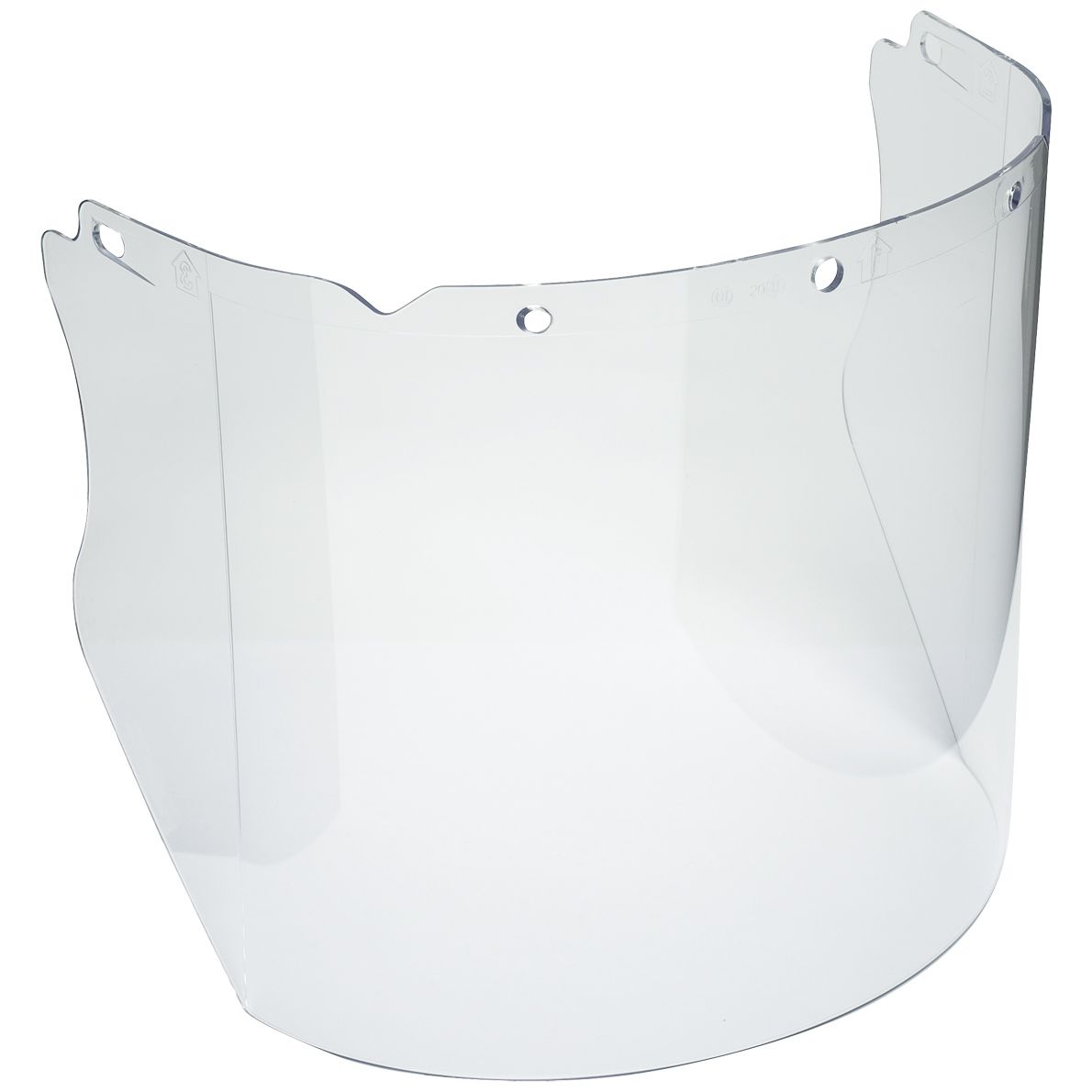 MSA V-Gard Polycarbonate Helmet Visor - Chemical Resistant - Without Bracket - EN 166 - 20.3 x 43.2 x 0.25 cm - Clear