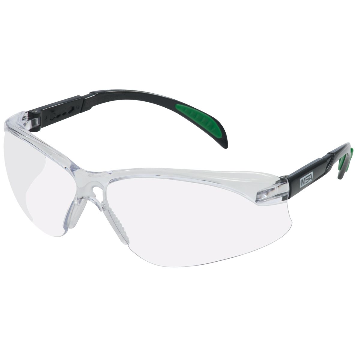 MSA Blockz Schutzbrille - kratz- & beschlagfest dank TuffStuff-Beschichtung - EN 166/170 - Schwarz/Klar