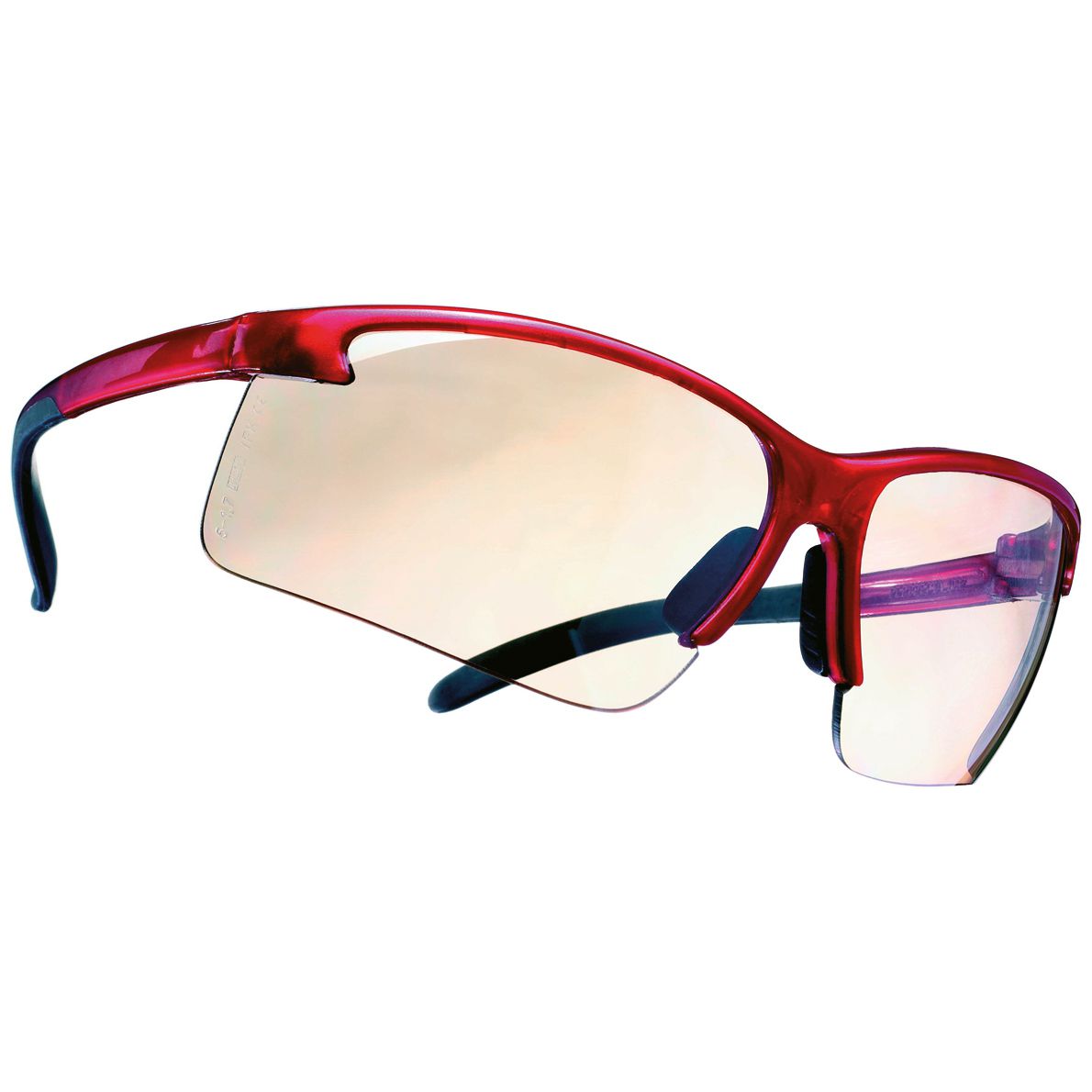 MSA Perspecta 1900 Schutzbrille - kratz- & beschlagfest dank Sightgard-Beschichtung - EN 166/172 - Rot/Goldspiegel