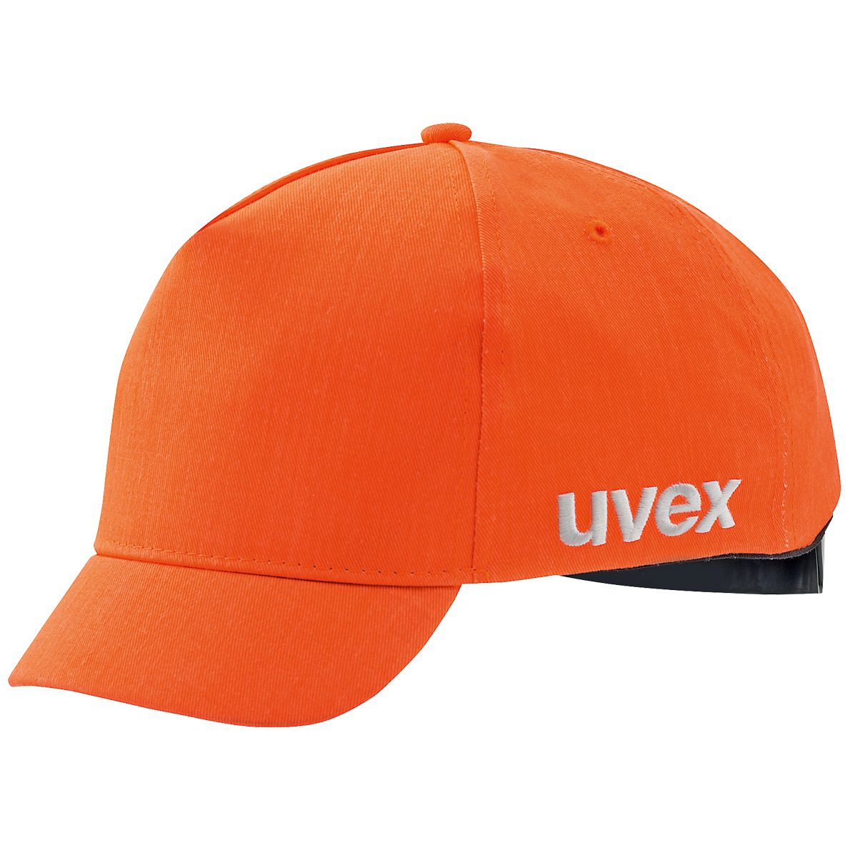 uvex u-cap sport Anstoßkappe - Schutzkappe mit kurzem Schirm - für Bau & Industrie - EN 812 - Orange - 55 bis 59 cm